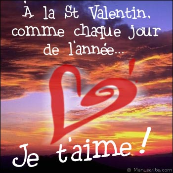 je t'aime